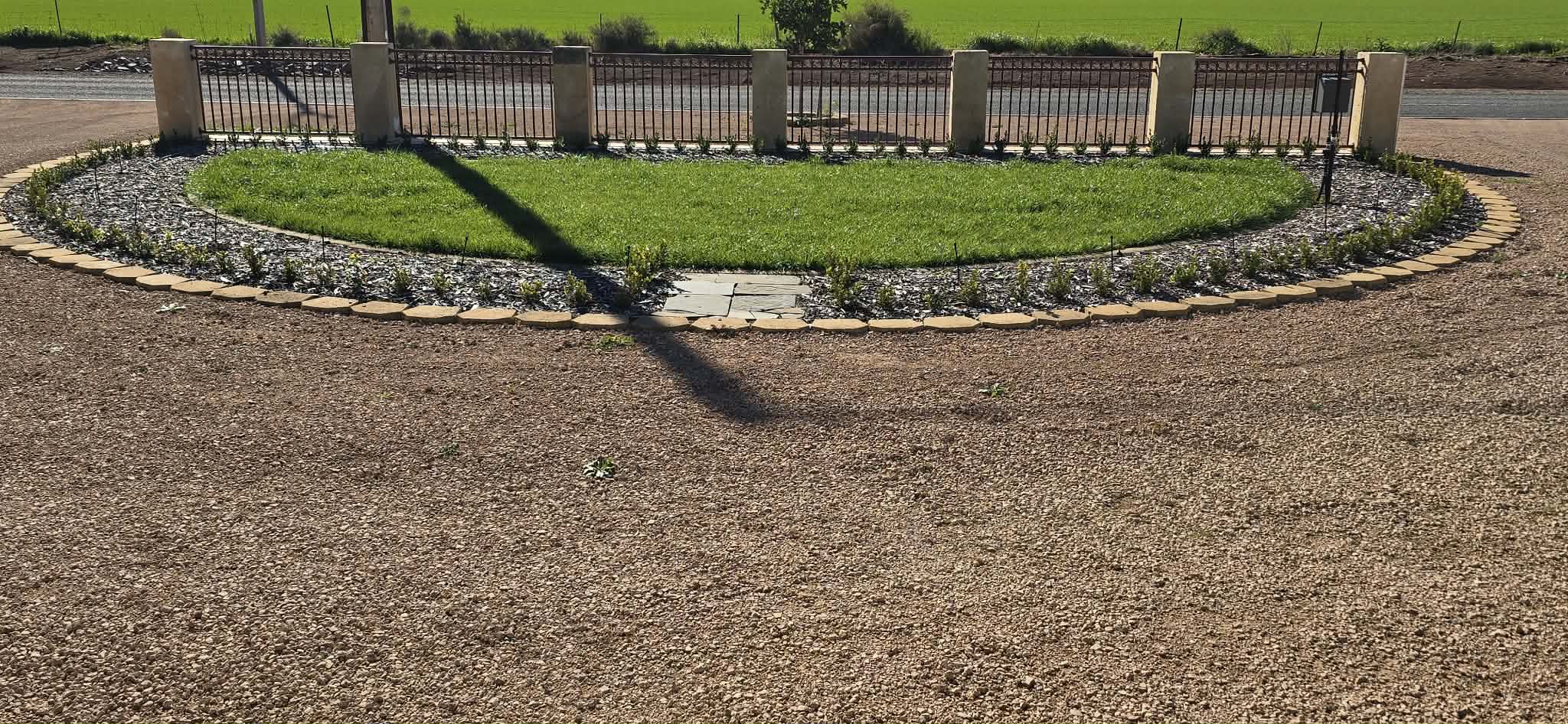 Residential Lawn Mowing — before slashing